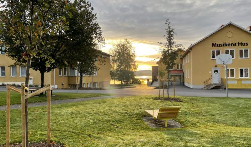 Naturbild vid Bollnäs folkhögskola