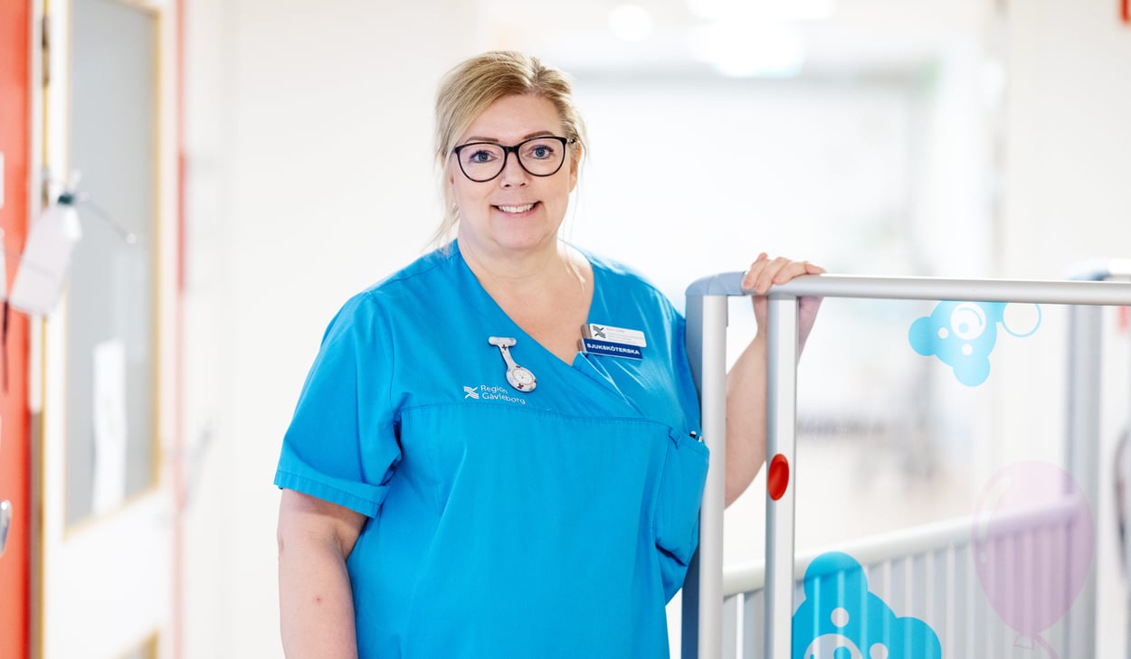Ann-Sofie Johansson, barnsjuksköterska och ambassadör Gävleborgskraften