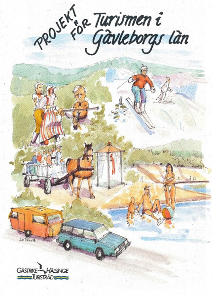 En teckning av en grupp m&auml;nniskor.