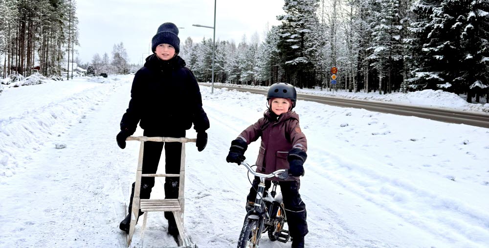 En ny gång- och cykelväg mellan Rolfhamre och Nore i Ljusdal gör det tryggare att cykla längs väg 83.