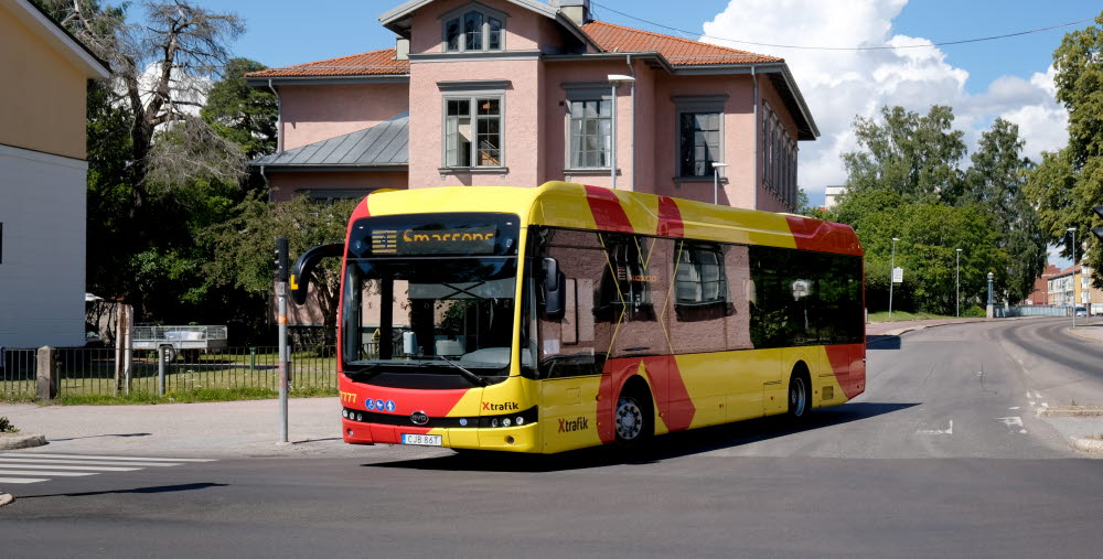 Elbuss i trafik