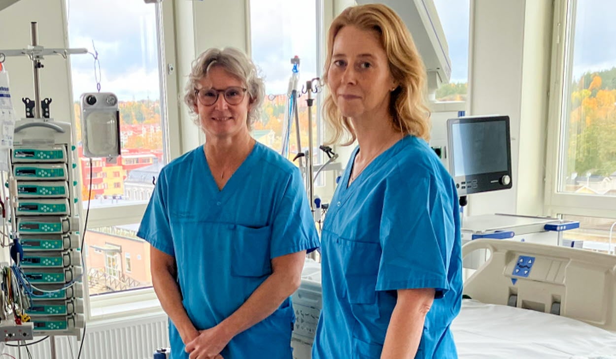 Gott exempel på arbete för hyroberoende inom verksamhetsområde anestesin.