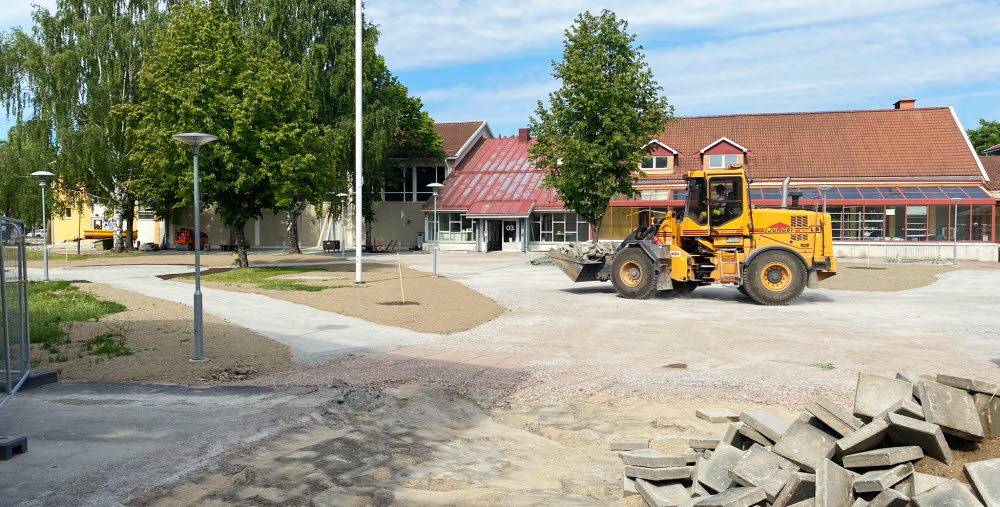 Exteriörbild på Bollnäs folkhögskola